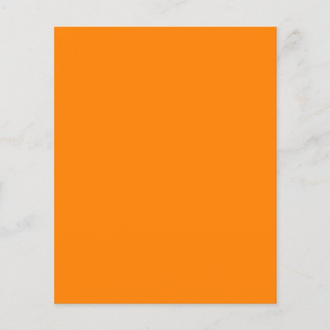 Enfärgad orange modern minimalistisk tom (Framsida)