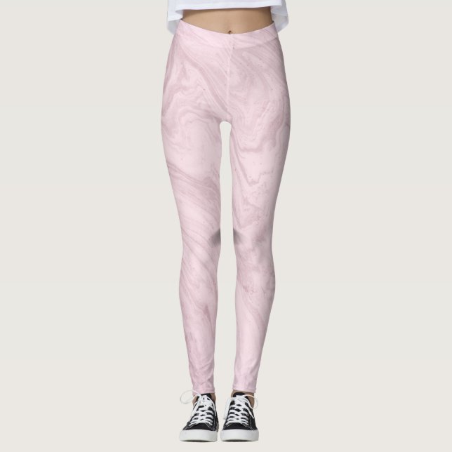 Enfärgade vattenfärgslagar för valfri arbetsgång leggings (Framsida)