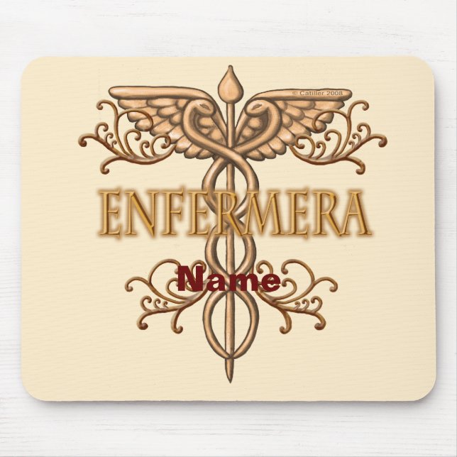 Enfermera-sjuksköterska Musmatta (Framsidan)