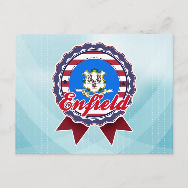 Enfield, CT Vykort (Framsida)