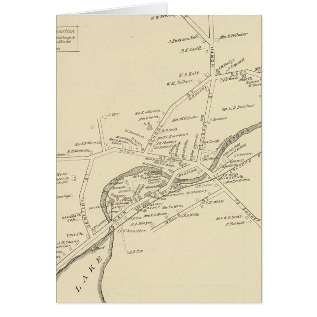 Enfield PO, Grafton Co Hälsningskort (Framsidan)