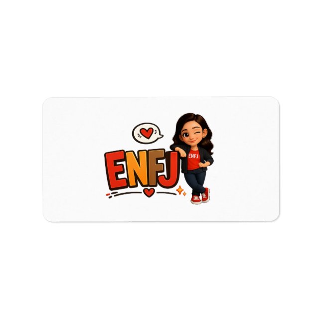 ENFJ ADRESSETIKETT (Framsidan)