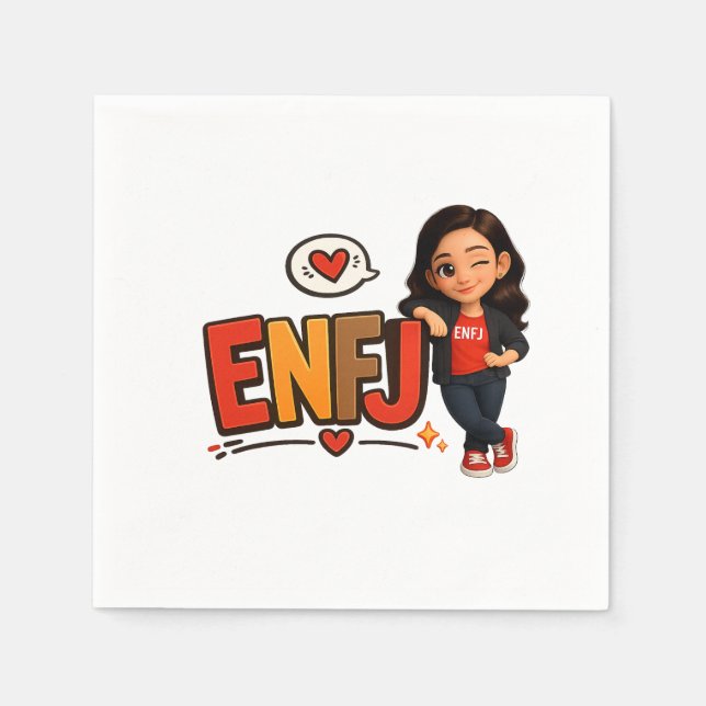 ENFJ PAPPERSSERVETT (Framsidan)