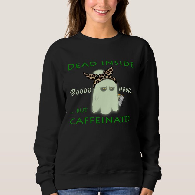 ENFP Dead Inside but Caffeinated Ghost Mom Mom s l T Shirt (Framsida)