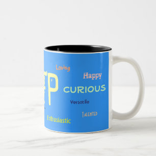 ENFP visionären, piff, älska som är mångsidigt Två-Tonad Mugg