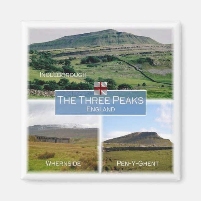 ENG003 DALES NATIONAL PARK, Yorkshire, Fridge Magnet (Framsidan)