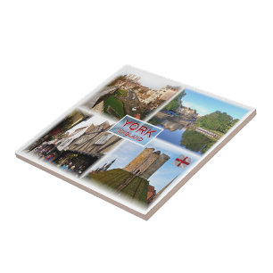 ENG013 YORK, England, Europa Kakelplatta