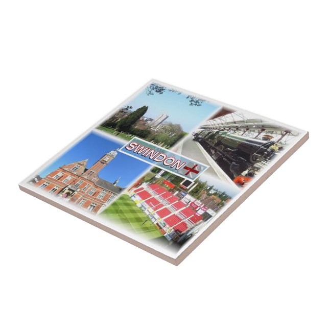 ENG014 SWINDON, England, Europa Kakelplatta (Sidan)