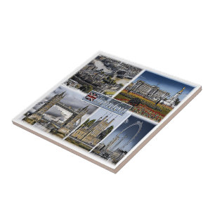 ENG015 LONDON, England, Europa Kakelplatta