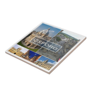 ENG020 OXFORD, England, Europa Kakelplatta