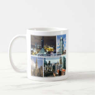ENG023 MANCHESTER, England, Europa Kaffemugg