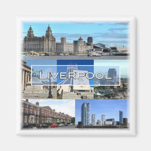 ENG027 LIVERPOOL, England, Europa, Fridge Magnet