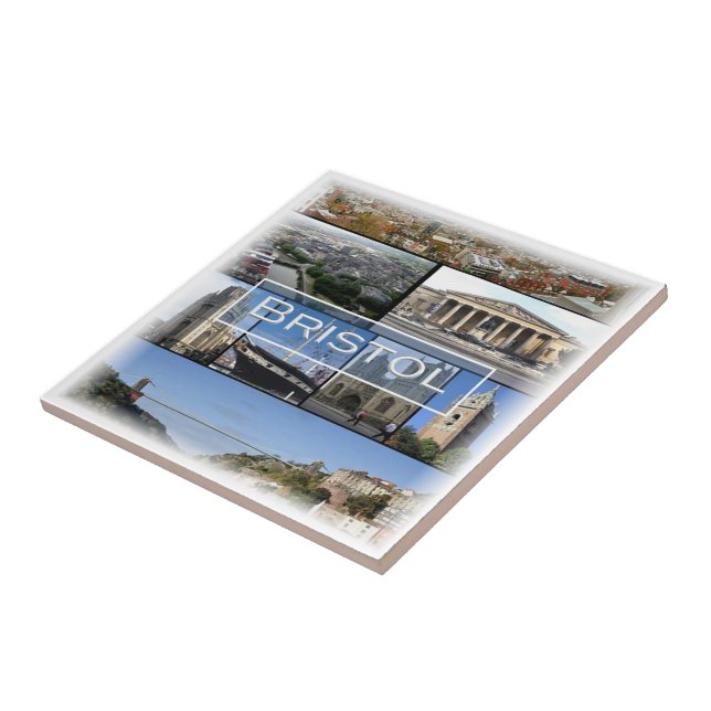 ENG030 BRISTOL, England, Europa Kakelplatta (Sidan)