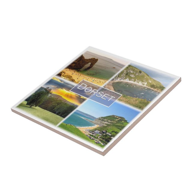 ENG037 DORSET, England, Europa Kakelplatta (Sidan)
