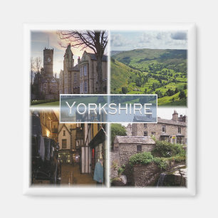 ENG040 YORKSHIRE, England, Europa, Fridge Magnet