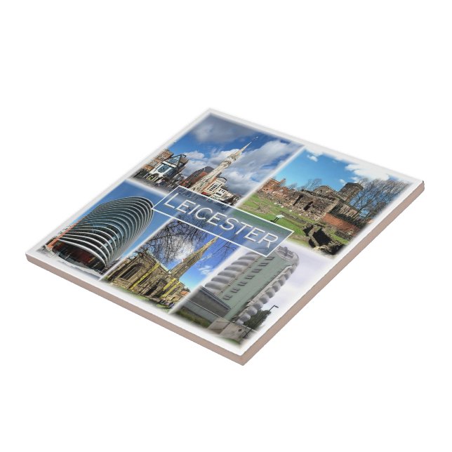 ENG044 LEICESTER, England, Europa Kakelplatta (Sidan)