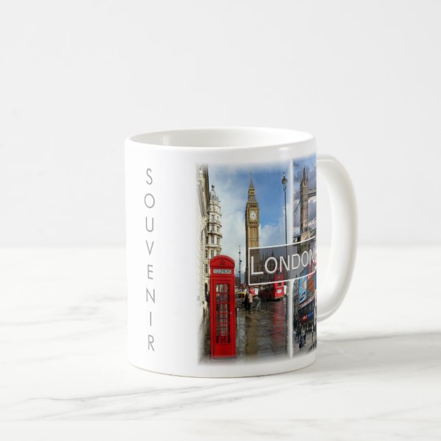 ENG048 LONDON, England, Europa Kaffemugg (Framsida höger)
