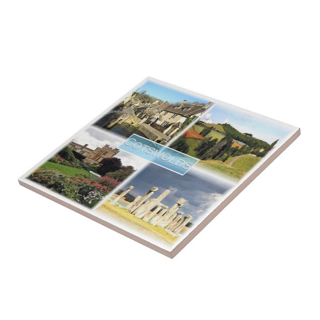 ENG049 COTSWOLDS, England, Europa Kakelplatta (Sidan)