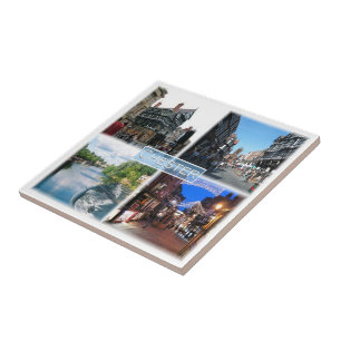 ENG051 CHESTER, England, Europa Kakelplatta