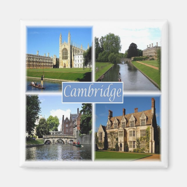 ENG058 CAMBRIDGE, England, Europa, Fridge Magnet (Framsidan)
