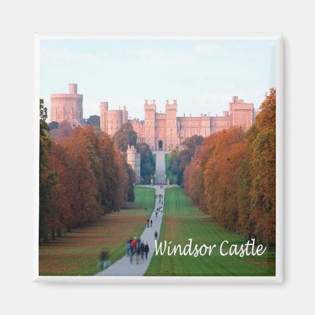 ENG062 WINDSOR CASTLE, England, Fridge Magnet (Framsidan)