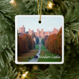 ENG062 WINDSOR CASTLE, England Julgransprydnad Keramik