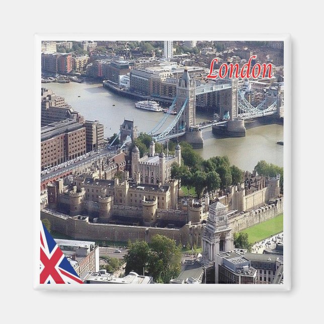 ENG064 LONDON Panorama, England, Fridge Magnet (Framsidan)