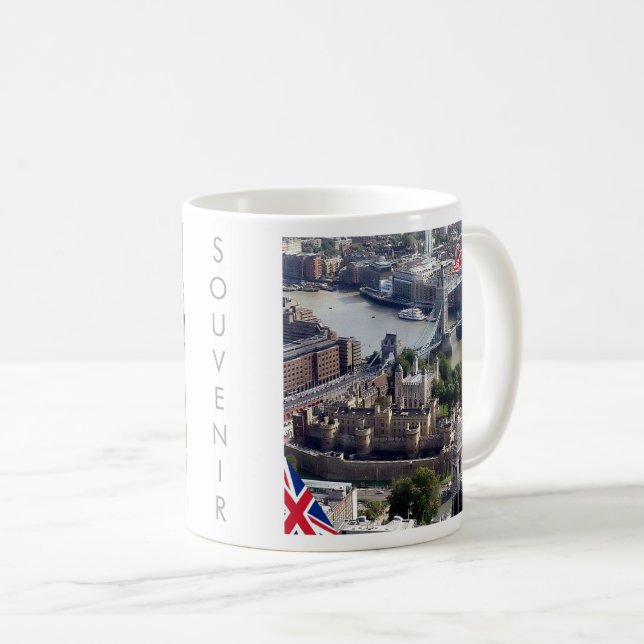 ENG064 LONDON Panorama, England Kaffemugg (Framsida höger)