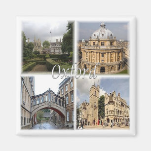 ENG068 OXFORD, England, Europa, Frankrike Magnet