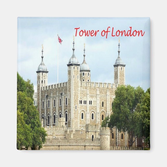 ENG079 TORN I LONDON, England, Fridge Magnet (Framsidan)
