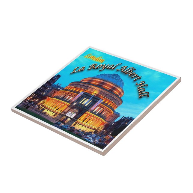 ENG088 LONDON LA ROYAL ALBERT HALL KAKELPLATTA (Sidan)