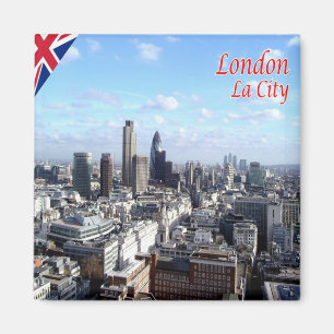 ENG089 LONDON CITY, England, Europe, Fridge Magnet