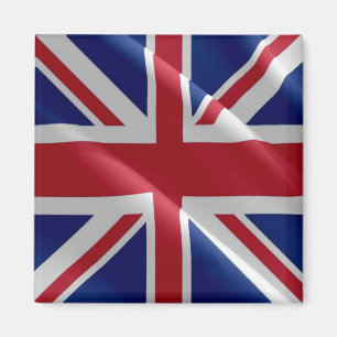 ENG103 WAVING FLAGGA of United KINGDOM, Fridge Magnet