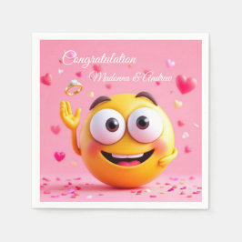Engaged Emoji Pappersservett