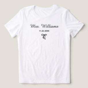 Engagemang Framtida fru Brud att vara Förlovad Fru T Shirt