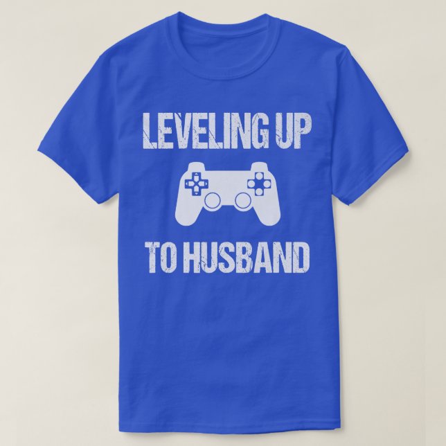 Engagement Tshirt for Groom Video Game Lovers  T Shirt (Design framsida)