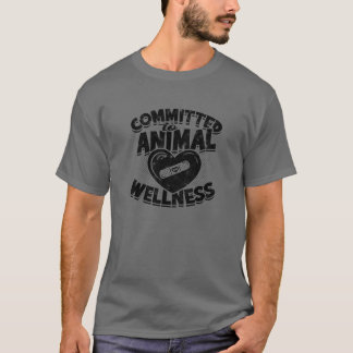 Engagerad i djurens välbefinnande Veterinär T Shirt