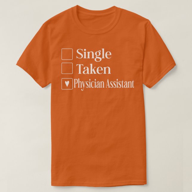 Engångsansvarig läkarassistent t shirt (Design framsida)