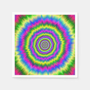 engångsbruk Napkins Neon Explosion Pappersservett