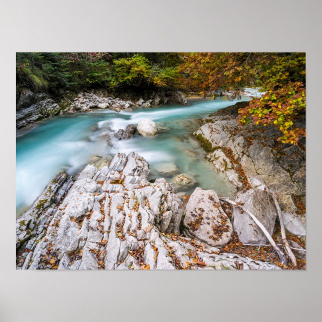 Engdalen i Karwendel-bergskedjan Poster (Framsidan)
