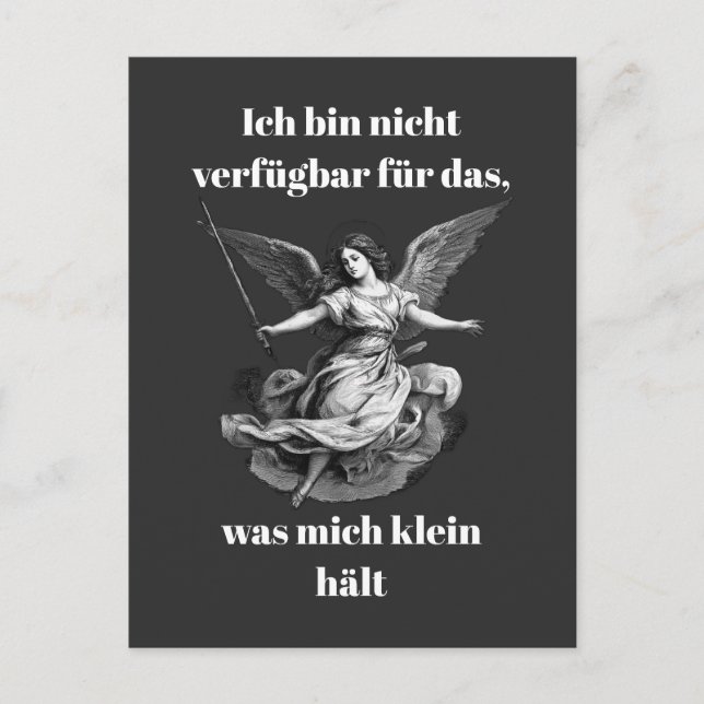 Engel der Unverfügbarkeit  Vykort (Framsida)