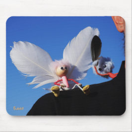 Engel fubby op mijn schouder met uitdagend Monster Musmatta