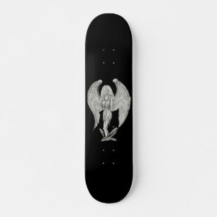 Engel - svart och vit design skateboard bräda 19,5 cm