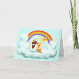 Engel und Hund Helgkort