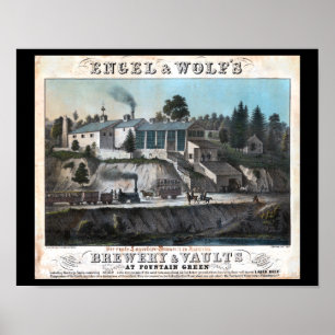 Engel Vargs Brewery Philadelphia PA Skriv ut Poster