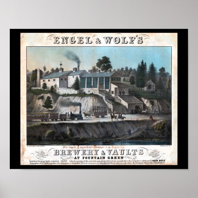 Engel Vargs Brewery Philadelphia PA Skriv ut Poster (Framsidan)