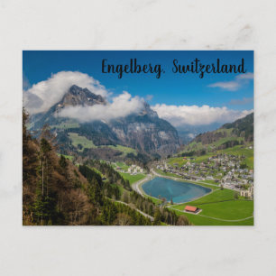 Engelberg Schweiz Helg Vykort