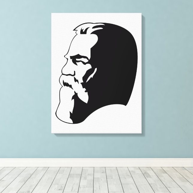 Engels, kommunism, socialism, Sovjetunionen Canvastryck (Insitu (trägolv))