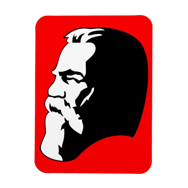 Engels, kommunism, socialism, Sovjetunionen Magnet (Vertikal)