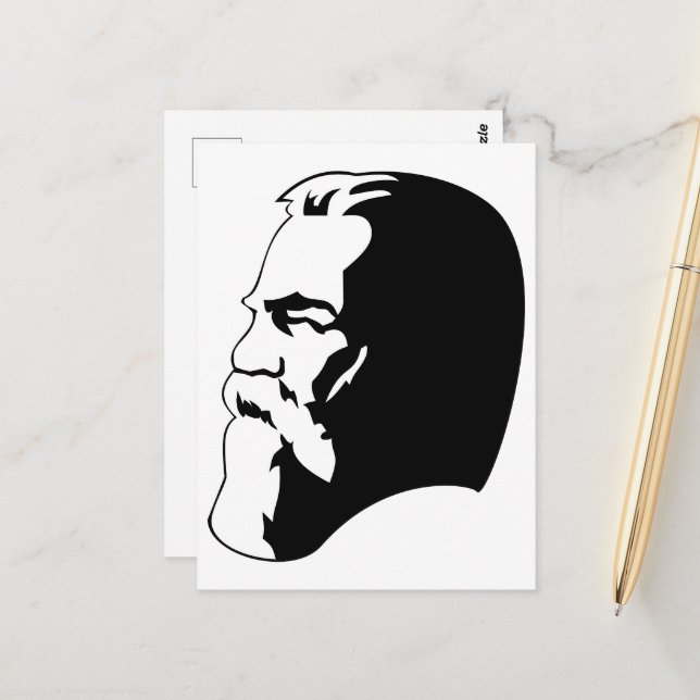 Engels, kommunism, socialism, Sovjetunionen Vykort (Fram/Back In Situ)